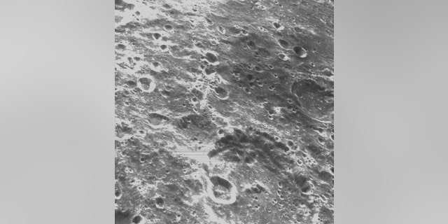 On the sixth day of the Artemis I mission, Orion’s optical navigation camera captured black-and-white images of craters on the Moon below.